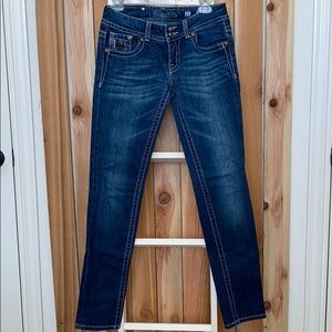Miss Me Skinny Bling Blue Jeans 27/33